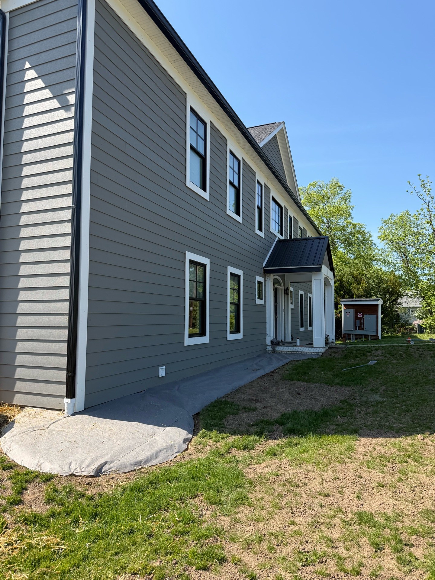 The property before installation