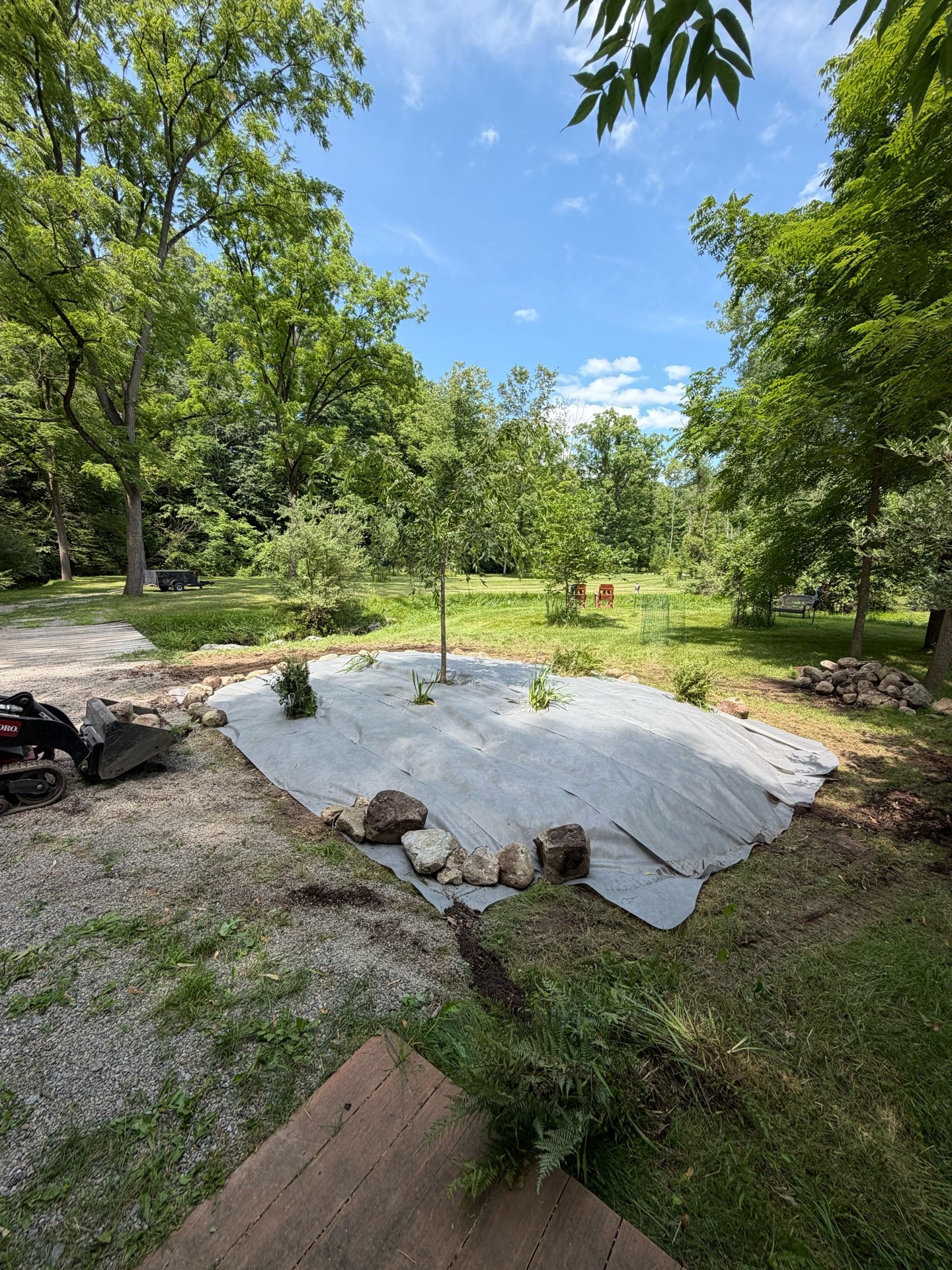 The bed before the redesign