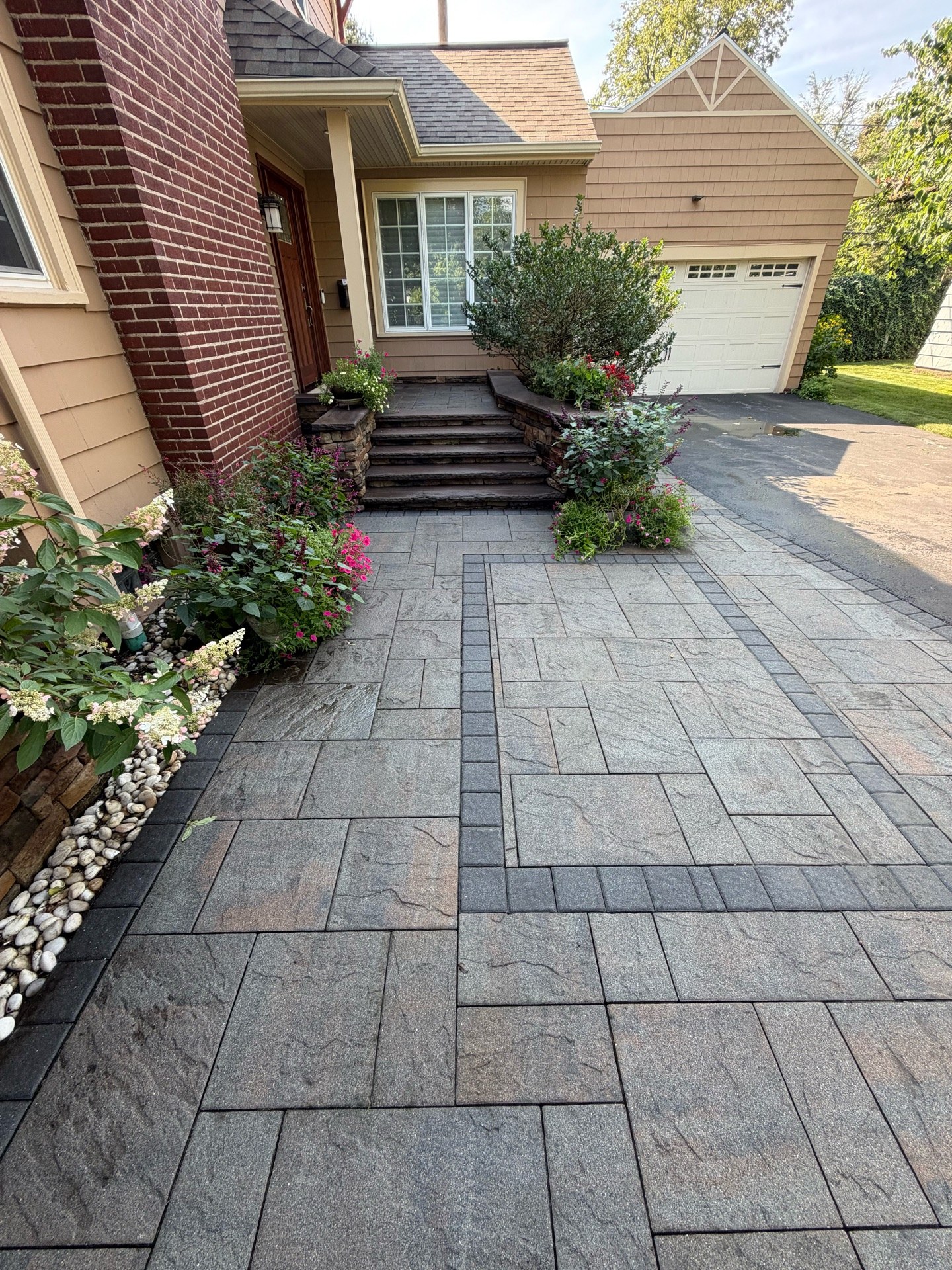 Restored patio