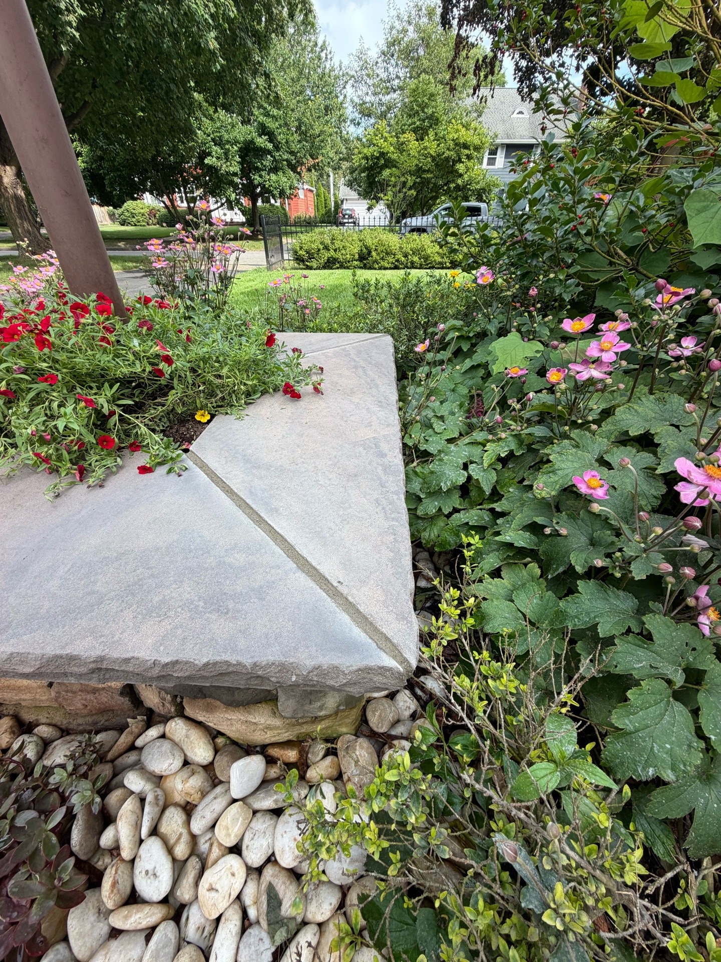 Restored patio surface
